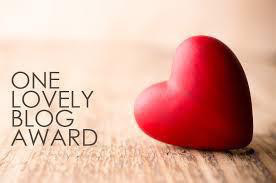 One Lovely Blog award heart